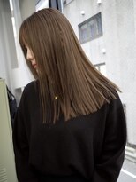 ギークス(GEEKS) 【GEEKS渋谷】冬カラー/チャコールグレー/伸ばしかけロング/小顔