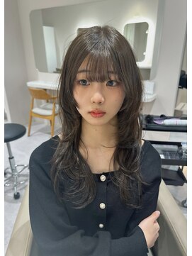 アイトーキョー 名古屋2nd(AI TOKYO) レイヤーカット/ハッシュカット/ブラウン/顔周り/栄/矢場町