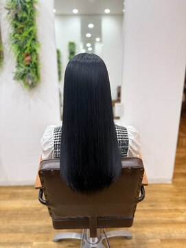 リンク(Link Hair&Spa) 【ASUKA】爆ツヤブルーブラック