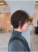 マロンベージュ◎ショートボブ