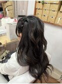 編み上げハーフツイン
