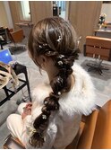 編みおろしアレンジ