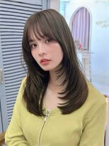 アプリ 大宮西口(appri)&nbsp;２８韓国風ロングレイヤー顔まわりカット艶髪透明感カラー大宮