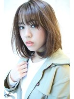 ブーケ(BOUQUET)&nbsp;トレンチコート ふんわり内巻きボブ  フレンチグレージュ