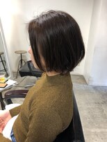 ミラバイグリーン(Mira by green)&nbsp;【担当JUN】バッサリショートボブxクリームパーマ