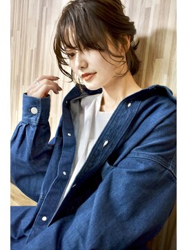 ブゾン(buZon) ショート×ハーフアップアレンジ【buZon高田馬場】