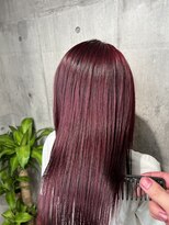 アンダーバーホワイト 京橋店(_WHITE) ワインレッド×ベリーピンク@_WHITE京橋