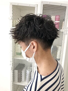 ヘッズ 本八幡店(HEADS) かき上げヘア　ニュアンスマッシュ　サイドパート　韓国マッシュ