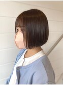 大人気！切りっぱなしボブスタイル◎