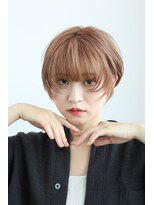 エクリ 麻布十番(equri)&nbsp;ショート×ほんのりピンクベージュ【麻布十番】/30代40代50代