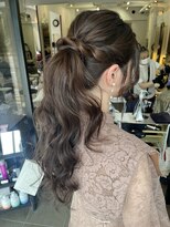 インデックスヘアー 錦糸町店(in'dex hair)&nbsp;ポニーテールアレンジ[錦糸町/錦糸町駅/髪質改善/ショート］