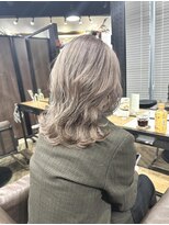 大人可愛いチョコレートモードプリカール外ハネボブハイライト