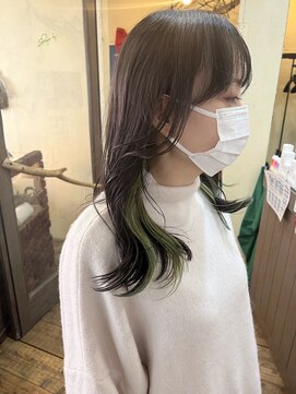 スミ(sumi) インナーカラー/インナーカラー長崎/20代30代40代◎岩田