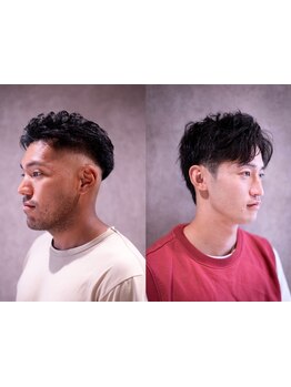 メンズに特化した実力派スタイリスト在籍◎トレンドのフェード/ツーブロ/マッシュ等幅広いスタイルに対応！