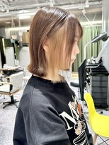 ゼストララ(ZEST Lara)&nbsp;外ハネボブ×インナーベージュカラー【吉祥寺】misaki