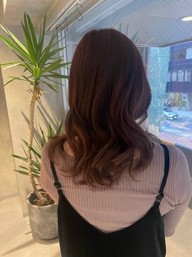 アイディール(:ideal) 【白髪染め】ピンクベージュ　本町/阿波座/新町