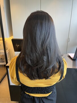 インデックスヘアー 錦糸町店(in'dex hair) 髪質改善グレージュカラーカーキベージュレイヤーロング錦糸町