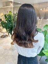 ミズチャーム(Ms.CHARM) シアーブラウン/透明感カラー/艶髪ロング