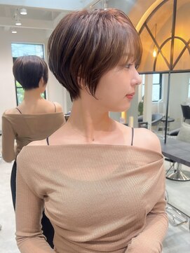 ロンドエニカ 大宮(Lond enika) 切りっぱなしボブエアリーロング美髪ピンクブラウン[大宮]