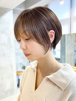 エリマバイフィフス 調布(elima by fifth) ハイライトで作る大人女性のショートヘアスタイル