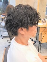 ヒート トウキョウ 目黒店(HEAT TOKYO)&nbsp;ツイスパセンターパートマッシュ波巻きパーマメンズ目黒