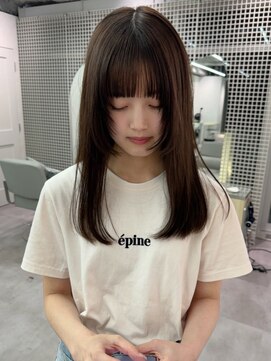 ベイルーム(BAYROOM by HONEY omotesando) イメチェンレイヤーカット 小顔前髪 マロンブラウン