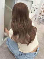 サンク 原宿 表参道(cinq) 韓国ヘア顔周りレイヤーミルクティーベージュグレージュカラー