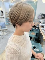 ロミー 本厚木(ROMMY.)&nbsp;大人可愛いマッシュショートベージュ/20代30代40代50代