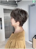 【くせ毛カット】コンパクトショートウルフ