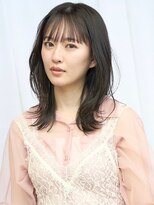 ピークアブー アヴェダ アトレ恵比寿(PEEK-A-BOO AVEDA) レイヤーミディアム/顔まわりレイヤー/くびれミディ/前髪あり