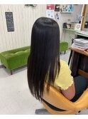 エイジング毛は細くやわらかい毛質に酸性ストレート