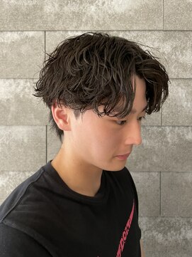 ニアウ 伊勢崎連取店(Niau) メンズマッシュ波巻きスパイラルパーマメンズパーマ