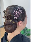 社交ダンスへアセット/フィンガーウェーブ風【品川/ヘアセット】