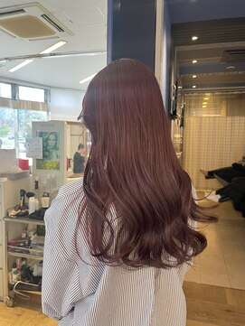 コワファースト 大分(COIFF1RST) パープルブラウンカラー