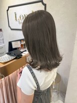 ロンドプランタン 恵比寿(Lond Printemps) 暗めカラー/レイヤーカット/マロンベージュ/くすみベージュ