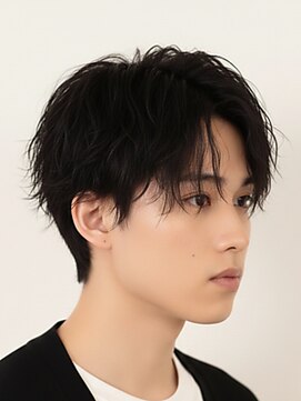 ルシード スタイル リコット(Lucido Style Ricotto) ツイストスパイラルパーマ韓国センターパート七三分け20代30代