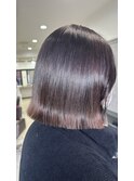 切りっぱなしボブ　外ハネボブ