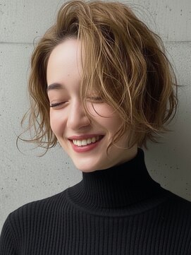 ”人気先取り”おしゃれな大人のエアウェーブパーマ×ボブ