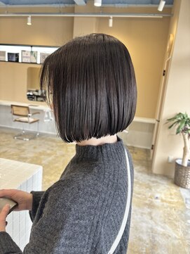 ナギ 栃木(nagi) アゴボブ×オリーブカラー◎