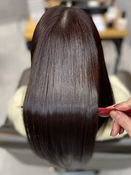 シャルムバイケンジ(Charm.by KENJE) 天使の縮毛矯正銀座髪質改善前髪ピンクベージュアンブレラカラー