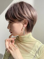 ヴァイブス(vibes) ラベンダーベージュ× 小顔見せ丸みショート