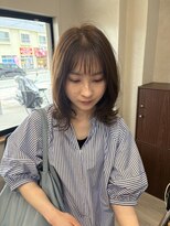 エンリア(ENlier) ベージュカラー/シフォンベージュ/レイヤーカット