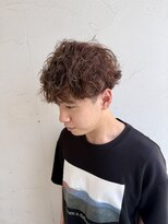 ジュエ ヘアー デザイン(Jue hair design)&nbsp;ベージュブラウン/波巻きパーマ/無造作/20代/知立