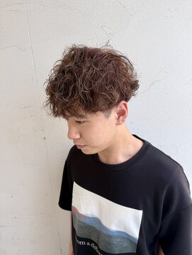 ジュエ ヘアー デザイン(Jue hair design) ベージュブラウン/波巻きパーマ/無造作/20代/知立