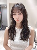 リブランド 銀座(REBRAND) ロングレイヤー暗髪/フェイスレイヤー/30代/40代/50代