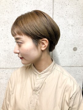ア セカンド 清藤美容室第弐號(a sekand) [a sekand]ショートバングのマッシュショートスタイル