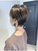☆首がスッキリ見えるショートボブ