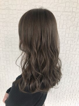 テラスヘア 新潟駅南(TERRACE hair) 透明感オリーブグレージュ(ブリーチなし)