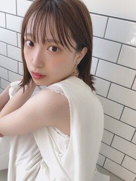 エマエコル(Emma ecole) Emma  ecole 大人気♪こなれシースルーバング by.Mai