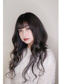 グレージュロング